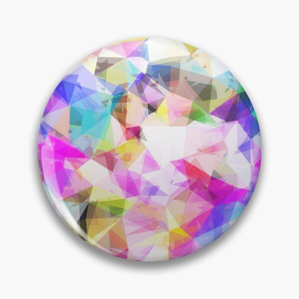 Item preview, geometric triangle pattern abstract background in pink blue yellow designed and sold by Mrvell.