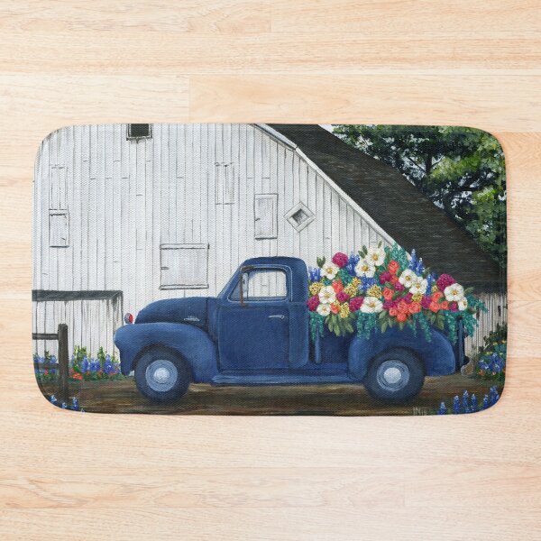 Item preview, Vintage Flower Farm Truck designed and sold by lisanorrisart.