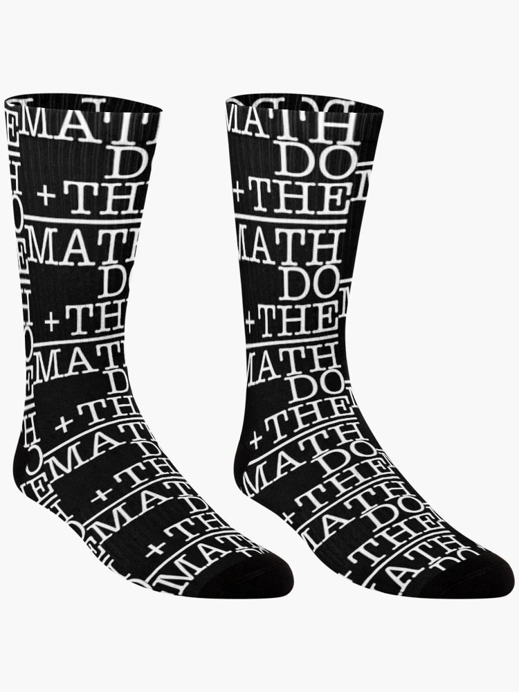 Thumbnail 3 of 5, Socks, Do The Math - R designed and sold by Madmattman.