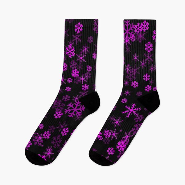 Item preview, Funky, purple Snowflakes  designed and sold by pinklioness.