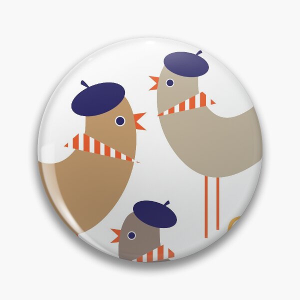 Item preview, Third Day of Christmas ... Three French Hens designed and sold by Alison Lyons.