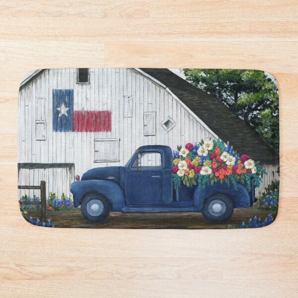 Item preview, Texan Flower Farm Truck designed and sold by lisanorrisart.
