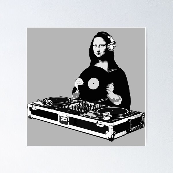 Item preview, DJ Mona Lisa designed and sold by ROBOTFACE T-Shirts.