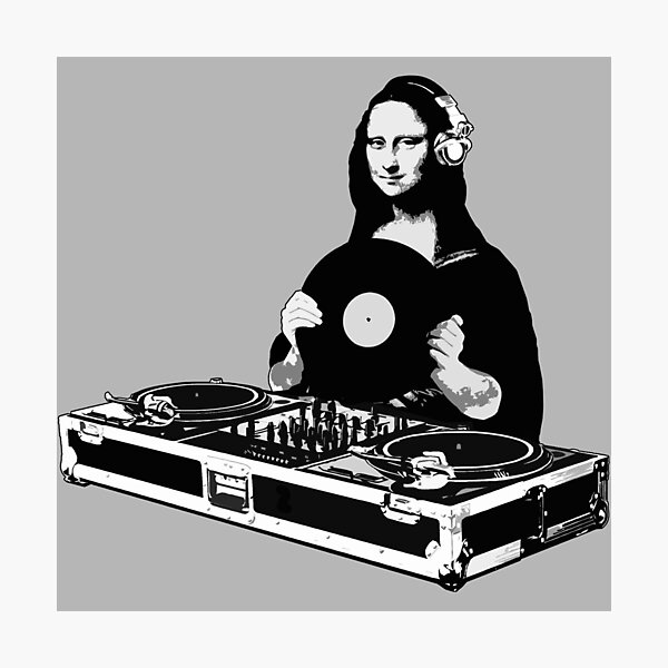 DJ Mona Lisa Photographic Print