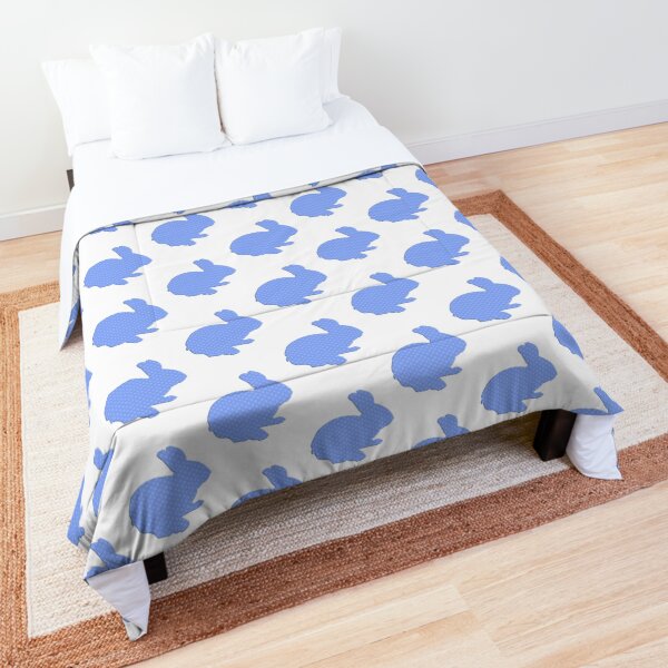 blue rabbit comforter