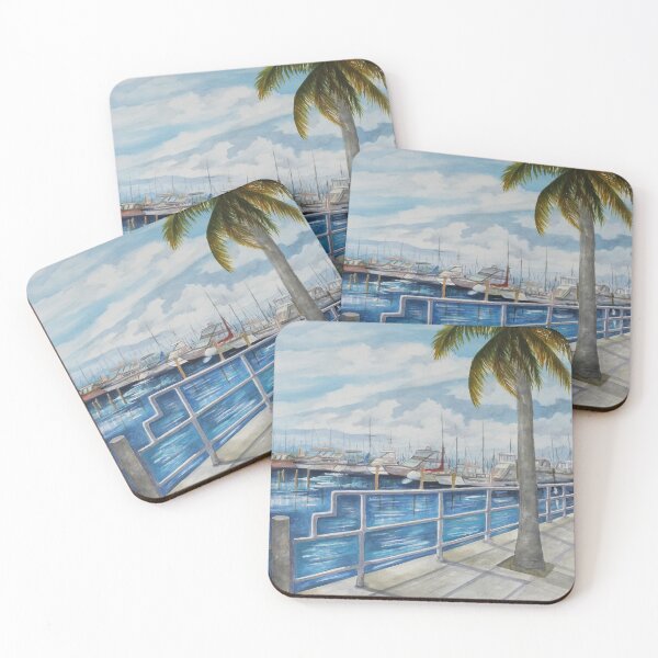 Item preview, Dinner Key Marina Stroll designed and sold by rosiebrown.