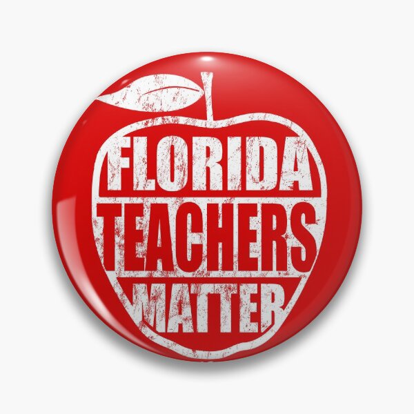 Item preview, Florida Teachers Red for Ed Apple designed and sold by RiffXS.
