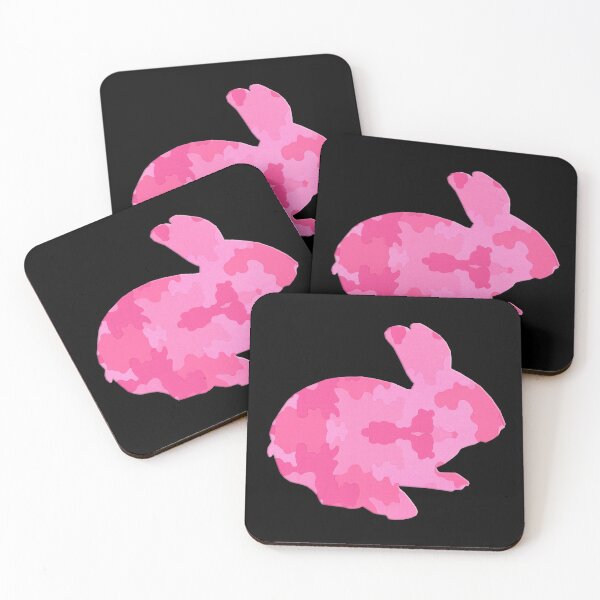 Item preview, Cute Pink Camouflage Bunny Rabbit  designed and sold by Atteestude.