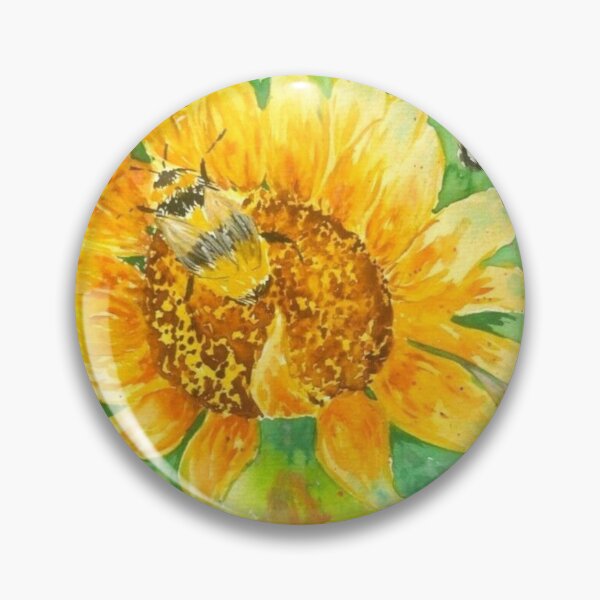 Item preview, Bumblebees on a Sunflower designed and sold by Casimirasart.