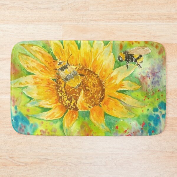 Item preview, Bumblebees on a Sunflower designed and sold by Casimirasart.