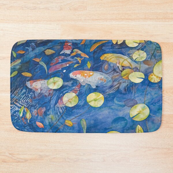 Item preview, Kodama Koi Pond Watercolor designed and sold by Gayle Mahoney.