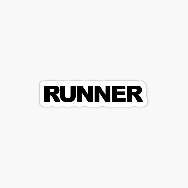 Runner Sticker