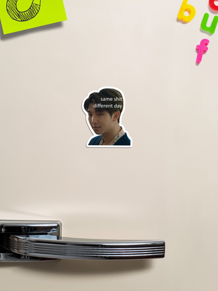 Thumbnail 1 von 3, Magnet, verärgerter Namjoon designt und verkauft von bagtag101.