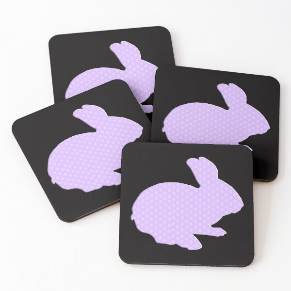 Item preview, Cute Purple Polka Dot Bunny Rabbit designed and sold by Atteestude.