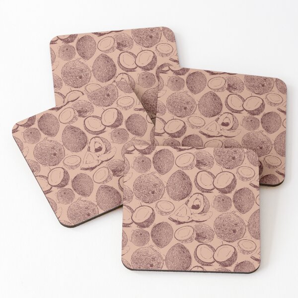 Item preview, Lovely Bunch of Coconuts - Brown and Tan designed and sold by lolomastudio.