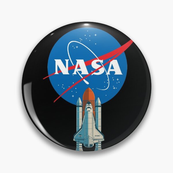 Vintage NASA Space Shuttle Endeavour Commeorative Enamel Pin Colorful