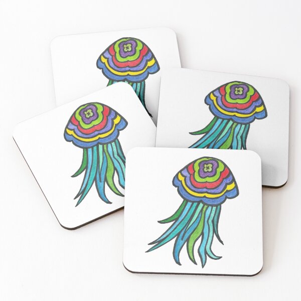 Item preview, Colourful Jellyfish designed and sold by Kyleacharisse.