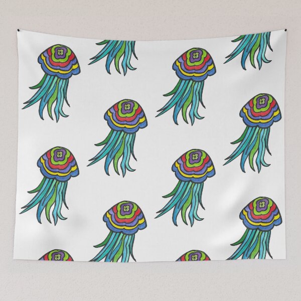 Item preview, Colourful Jellyfish designed and sold by Kyleacharisse.
