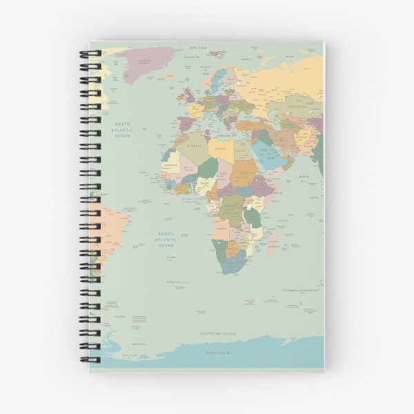 Item preview, World Map designed and sold by erreeme.