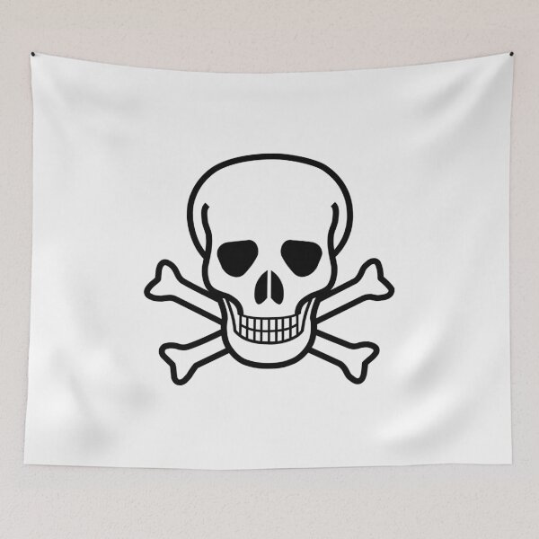 Item preview, Skull and cross bones.  Pirate, danger warning designed and sold by Pennylanemerch.