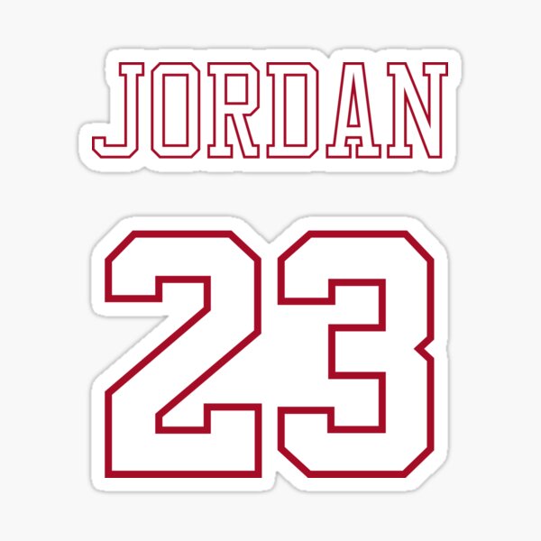 jordan 23 rojo con blanco