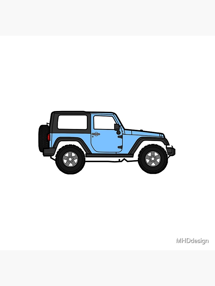 Bolsa de tela «Jeep celeste» de MHDdesign | Redbubble