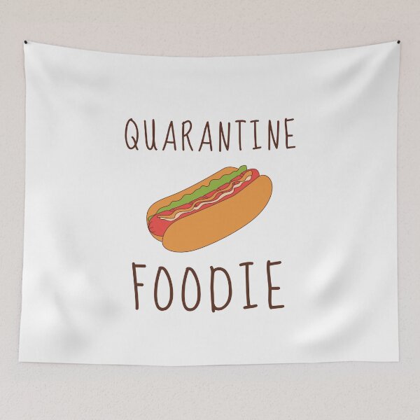 Item preview, Quarantine Food Lover Introvert Shirt Cute Funny Pizza Burger Cheese Chocolate Stay Home Virus Cute Animals Pets Funny Pandemic Foodie Gift Sarcastic Inspirational Motivational Birthday Present designed and sold by EpsilonEridani.