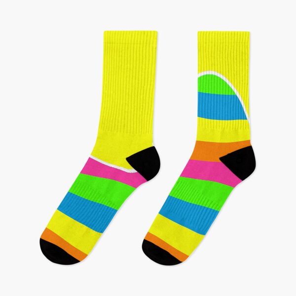Item preview, Solid Colour Wave | Neon Yellow and 5 Neon Stripe designed and sold by ozcushions.
