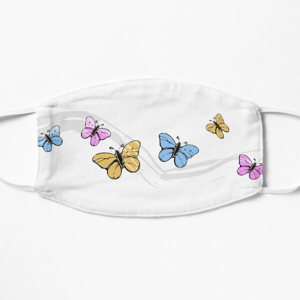 Colorful Butterflies Design Mask