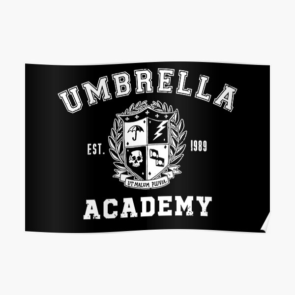 "Umbrella Academy (Light Print)" Poster by shirtwarp Redbubble