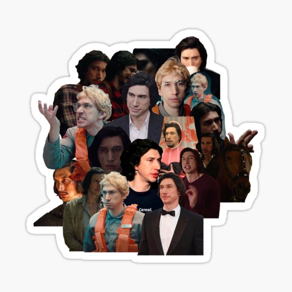 Vista previa del artículo con la obra «Adam Driver Cluster», diseñado y vendido por yatokamisama.