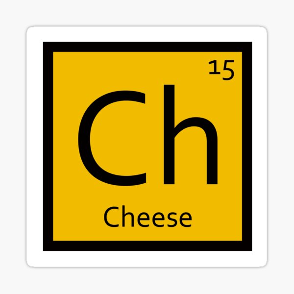 Cheese Sticker