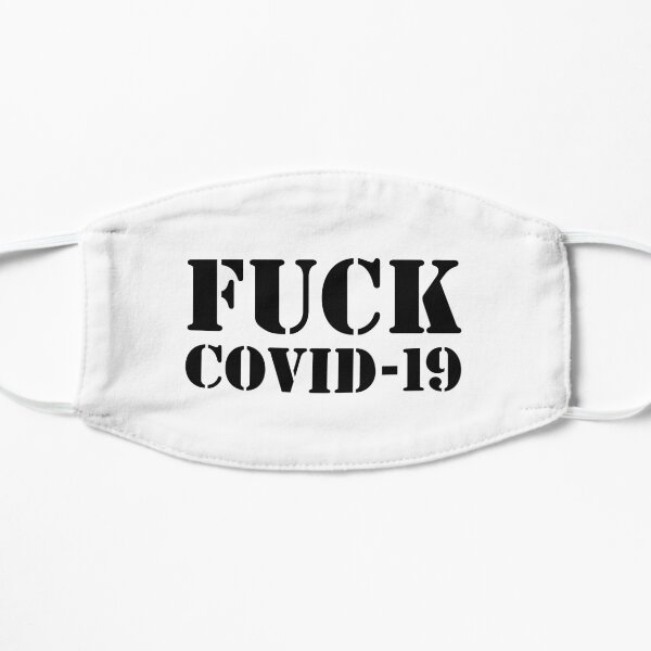 Fick Covid-19 Coronavirus Flache Maske