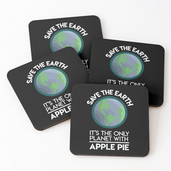 Item preview, Save Earth   Only Planet With Apple Pie Fun Food Earth Day designed and sold by Orange Pieces.