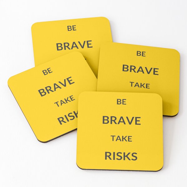 Item preview, ~ BE BRAVE TAKE RISKS ~ designed and sold by Inspirationmotivation.