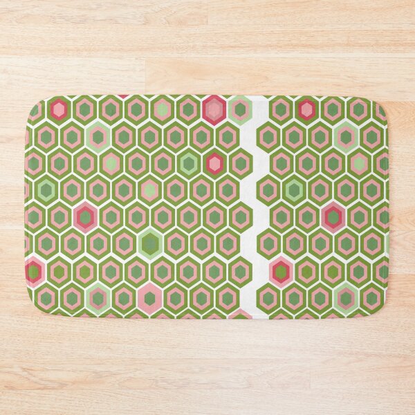 Item preview, Peine de miel rosa y verde designed and sold by katherine montalto.