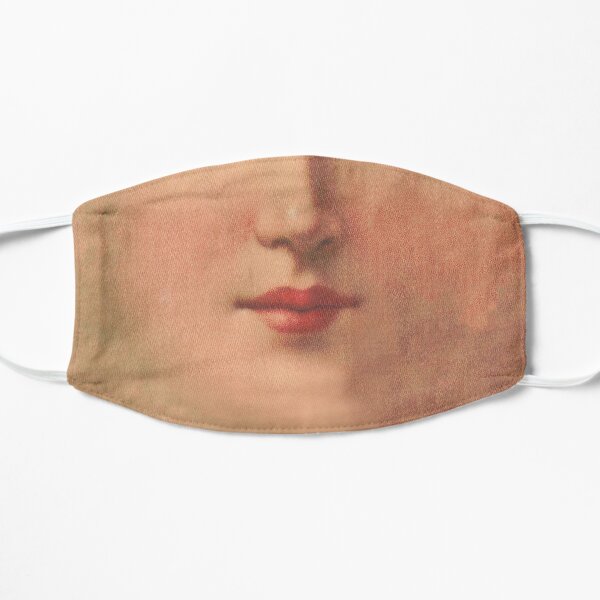 Painting - Woman Face / Mouth 2 [Roufxis-Rb] Flat Mask