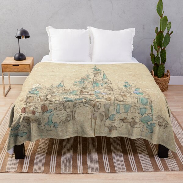 Enchanted Storybook Castle Throw Blanket