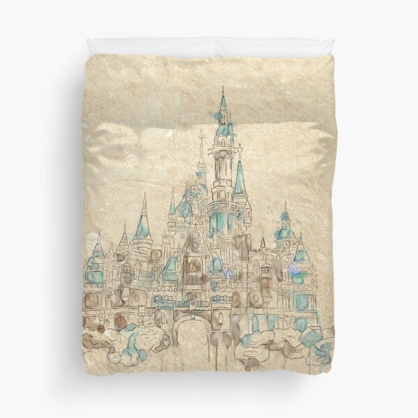 Enchanted Storybook Castle Duvet Cover