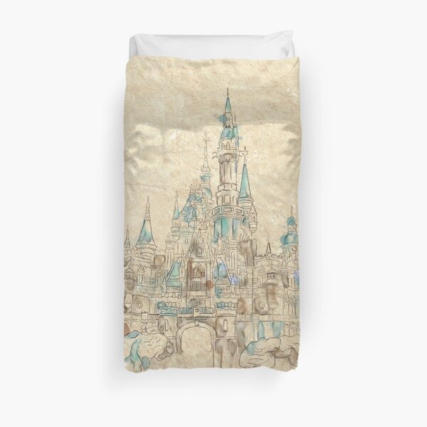 Enchanted Storybook Castle Duvet Cover