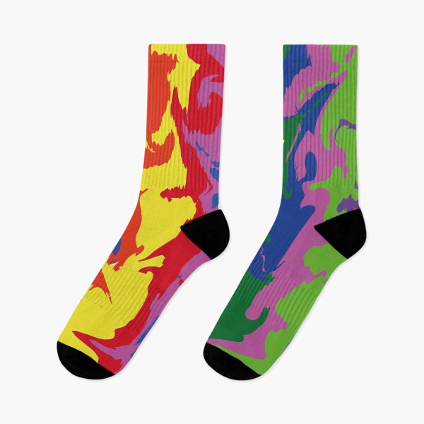 Item preview, colofull psychedelic pattern of vertical lines designed and sold by EMEA.