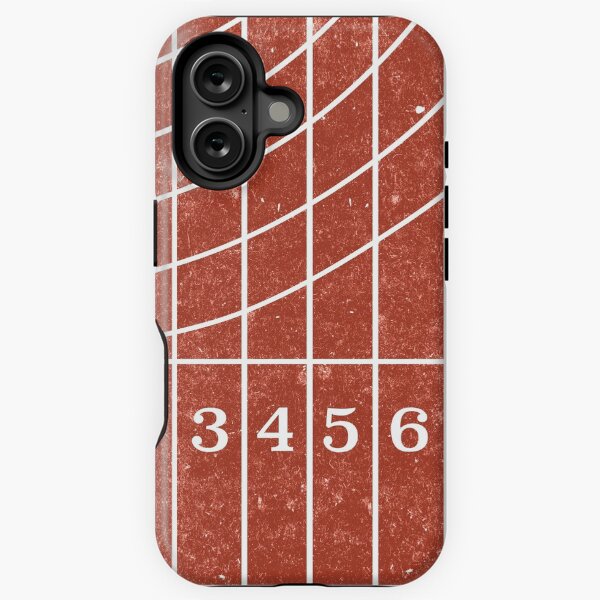 Item preview, Red Running Track Distressed Style designed and sold by awkwarddesignco.