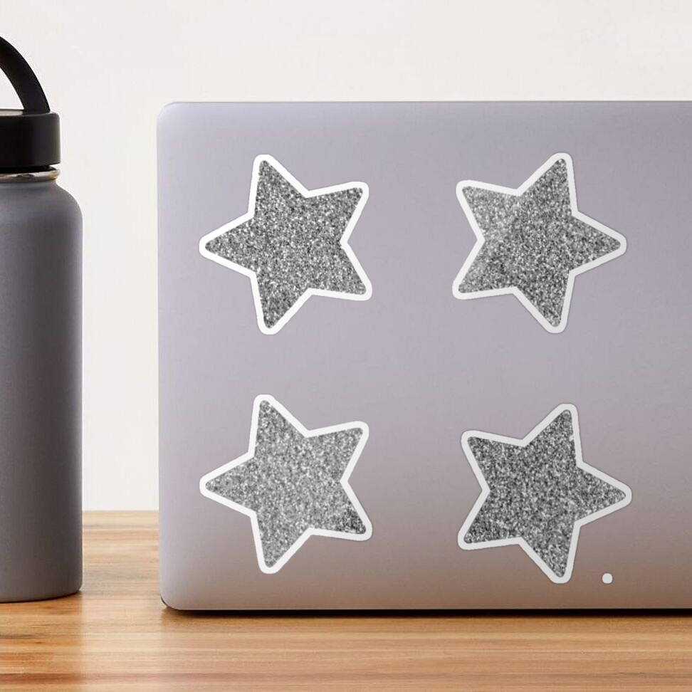 12 Packs: 45 ct. (540 total) Silver Glitter Star Stickers by Recollections™