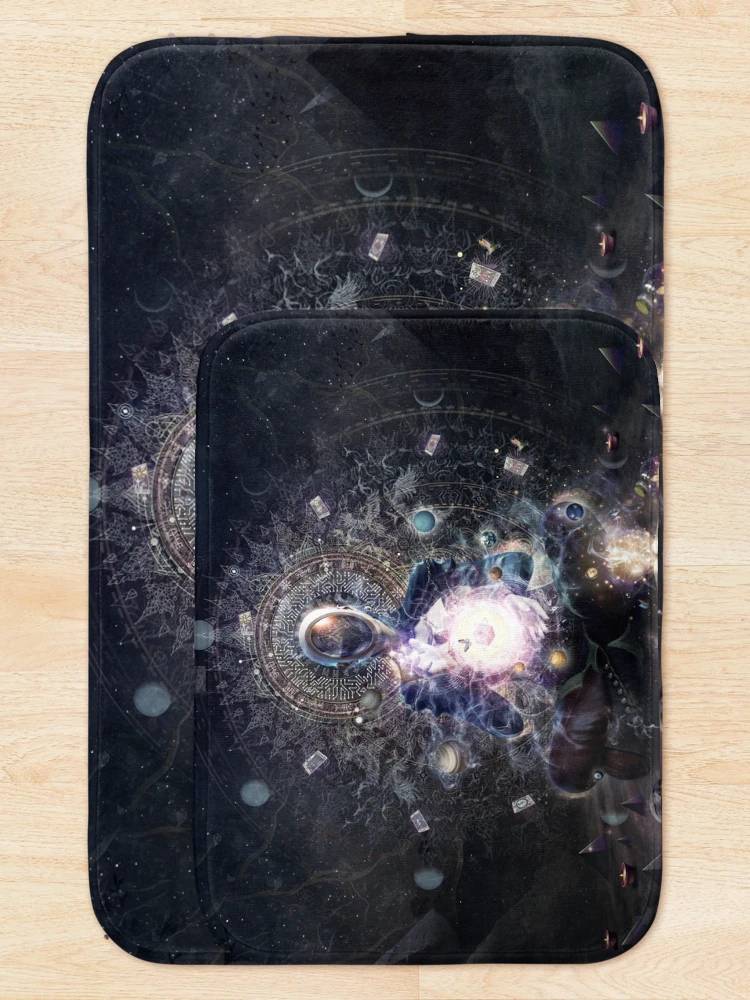Thumbnail 5 of 6, Bath Mat, Cosmic Ritual designed and sold by Cameron Gray.