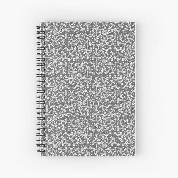 Tool Pattern Spiral Notebook