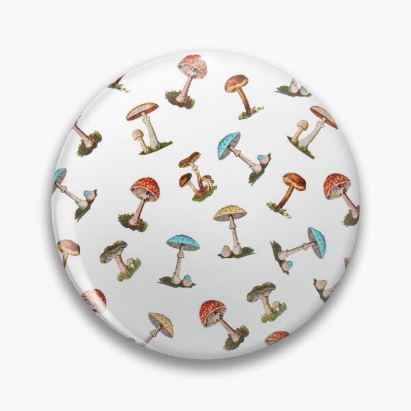 Item preview, Electric Magic Mushrooms on White designed and sold by NOTSNIW ART.