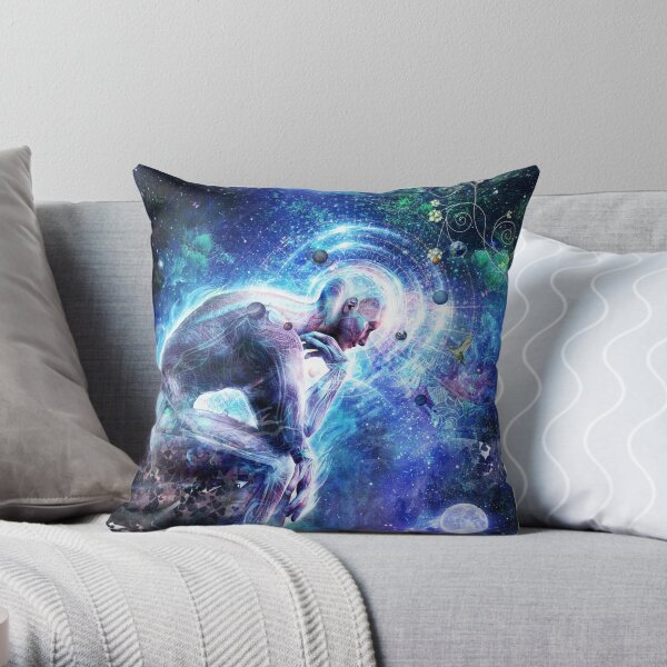 The Mystery Of Ourselves Throw Pillow