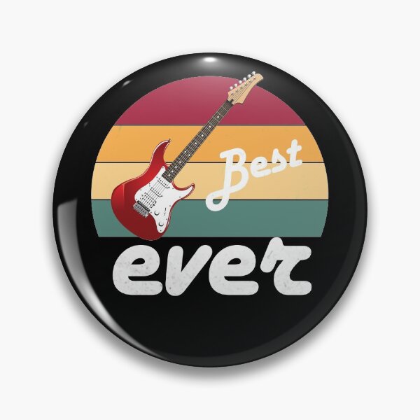 Item preview, Funny Best Guitar Ever Guitarist's Gift Vintage designed and sold by thehafdesigner.