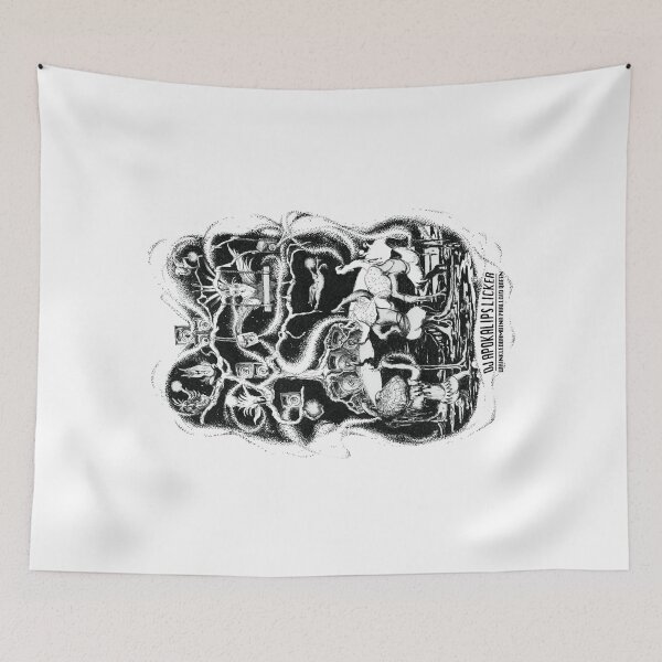 Item preview, DJ APOKALIPS LICKER ANIMAL TECHNO PARTY designed and sold by wrinkledbambina.