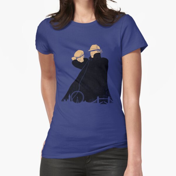 Hatman and Robin v.2 Fitted T-Shirt